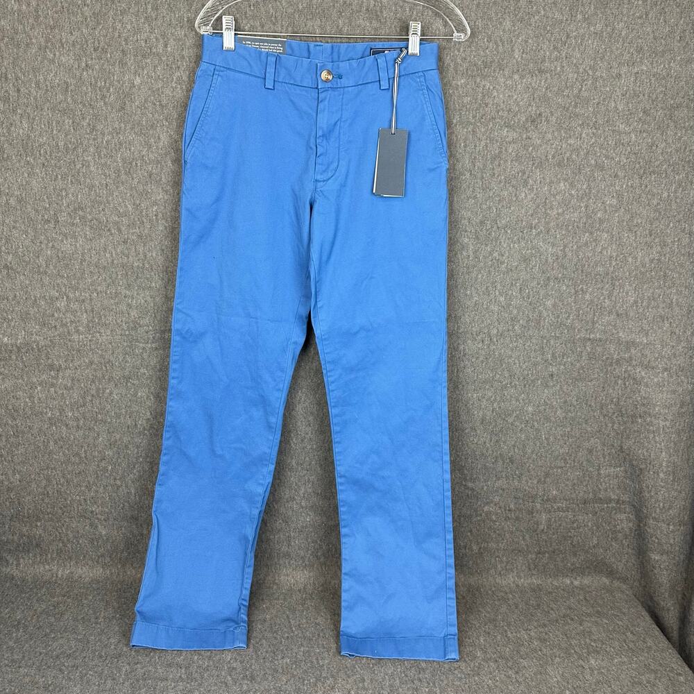 Vineyard Vines Blue Tapered Khaki 28x32 NEW Preppy Office Work College Easter